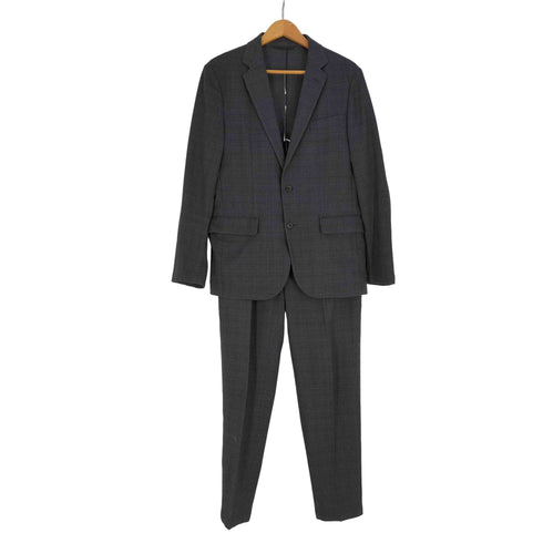 ユナイテッドアローズグリーンレーベルリラクシング UNITED ARROWS green label relaxing CMフルフラン グレンチェック 2ボタン M68 ジャケット セットアップ メンズ JPN:L