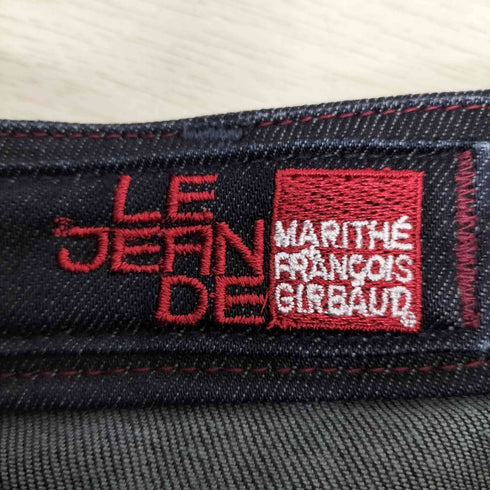 マリテフランソワジルボー MARITHE FRANCOIS GIRBAUD LE JEAN DE ベルトループ デザインストレッチデニム メンズ JPN:M