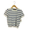 ローレンラルフローレン LAUREN RALPH LAUREN レーヨン混S/Sボーダーニット レディース JPN:M