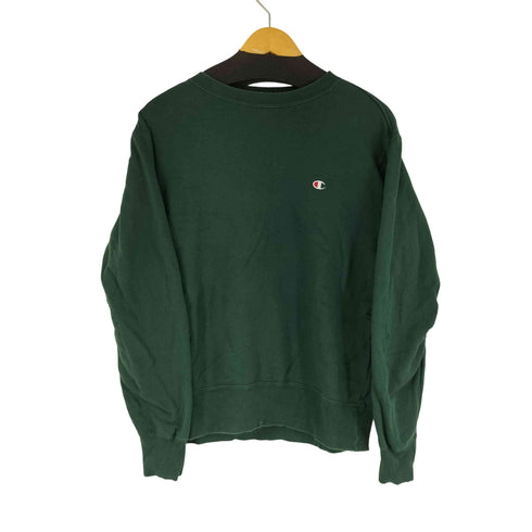 チャンピオン Champion 裏起毛 クルーネック トレーナー ワンポイント スウェットシャツ ベーシック レディース JPN:L