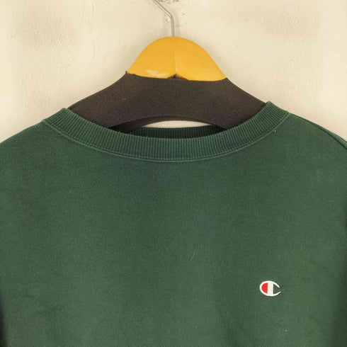チャンピオン Champion 裏起毛 クルーネック トレーナー ワンポイント スウェットシャツ ベーシック レディース JPN:L