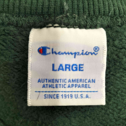 チャンピオン Champion 裏起毛 クルーネック トレーナー ワンポイント スウェットシャツ ベーシック レディース JPN:L
