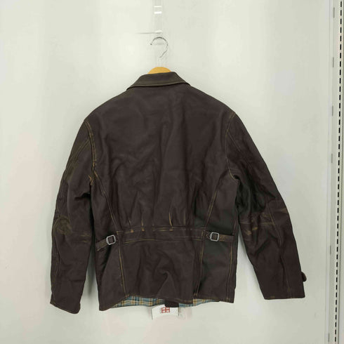 オールドクロウ OLD CROW 101 MOTORCYCLE JACKET カウレザー モーターサイクルジャケット メンズ L