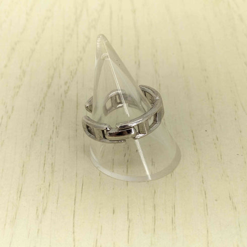 ディーゼル DIESEL D Logo Sterling Silver Band Ring メンズ 18号