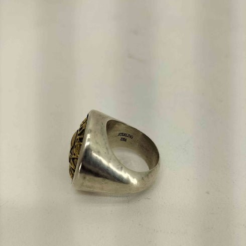 グラッドハンド GLADHAND BUTTON RING HAT STERLING刻印 ボタン ハット シグネットリング メンズ 13号