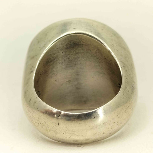 グラッドハンド GLADHAND BUTTON RING HAT STERLING刻印 ボタン ハット シグネットリング メンズ 13号