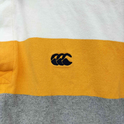 カンタベリーオブニュージーランド CANTERBURY OF NEW ZEALAND ボーダー S/S ラガーシャツ メンズ JPN:M