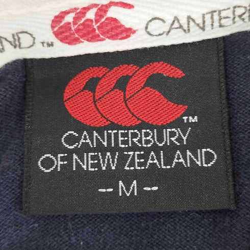 カンタベリーオブニュージーランド CANTERBURY OF NEW ZEALAND ボーダー S/S ラガーシャツ メンズ JPN:M
