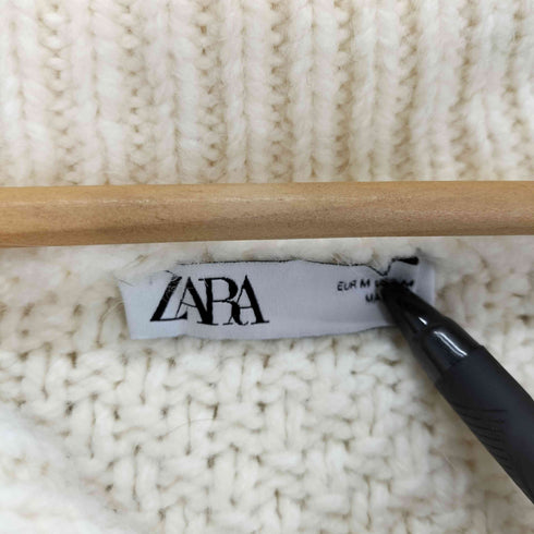 ザラ ZARA ボンボンニットカーディガン レディース M