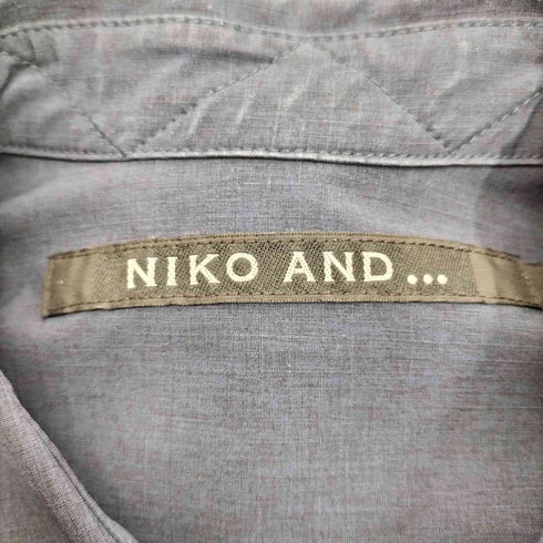 ニコアンド niko and... スナップボタン S/S シャツ メンズ JPN:L