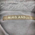 ニコアンド niko and... スナップボタン S/S シャツ メンズ JPN:L
