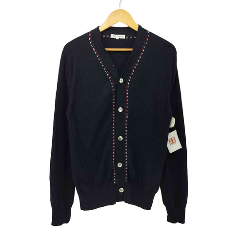 コムデギャルソン COMME des GARCONS AD2009 ステッチデザイン ウール カーディガン レディース JPN:M