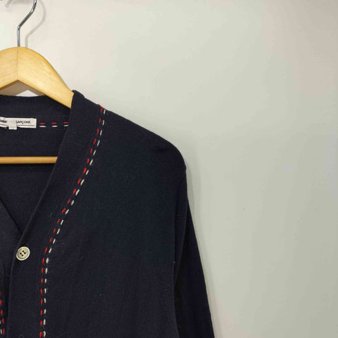 コムデギャルソン COMME des GARCONS AD2009 ステッチデザイン ウール カーディガン レディース JPN:M