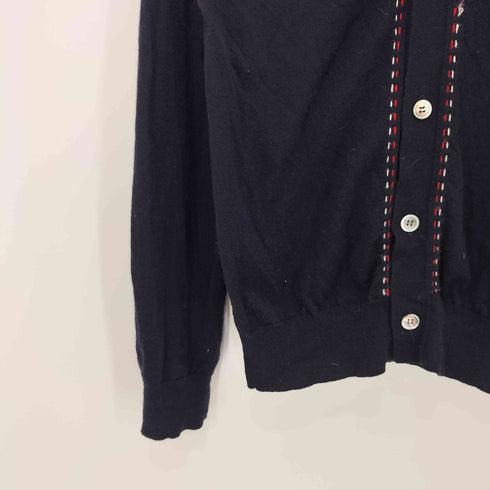 コムデギャルソン COMME des GARCONS AD2009 ステッチデザイン ウール カーディガン レディース JPN:M