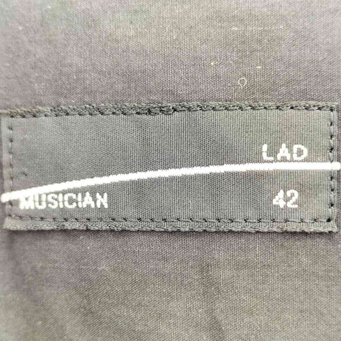 ラッドミュージシャン LAD MUSICIAN サイドカーブライン クルーネック長袖カットソー 短丈 メンズ JPN:42