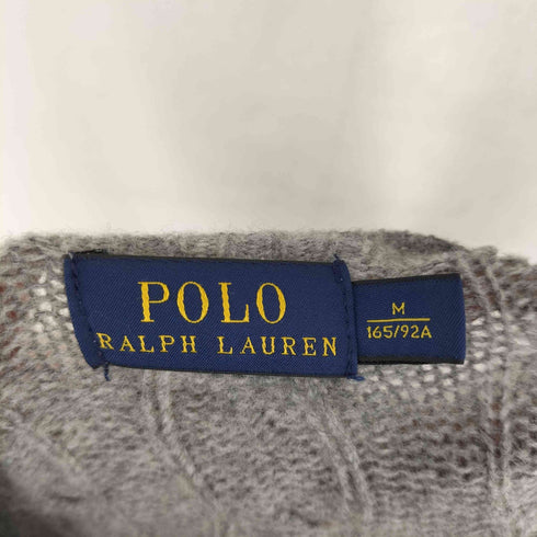 ポロラルフローレン POLO RALPH LAUREN cashmere カシミヤ混 ケーブルニットセーター レディース JPN:M