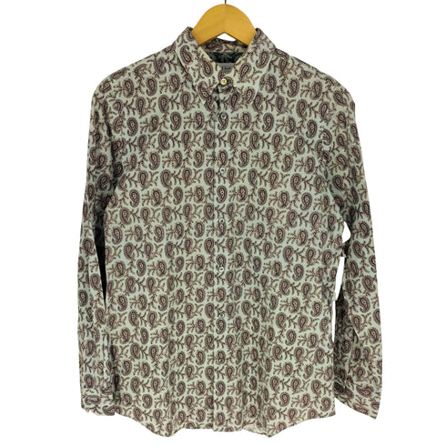 ポールスミス Paul Smith ペイズリー柄 レギュラーカラーシャツ メンズ import:M