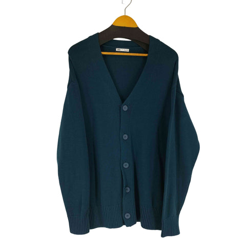 ザラ ZARA TEXTURED CARDIGAN メンズ import:L