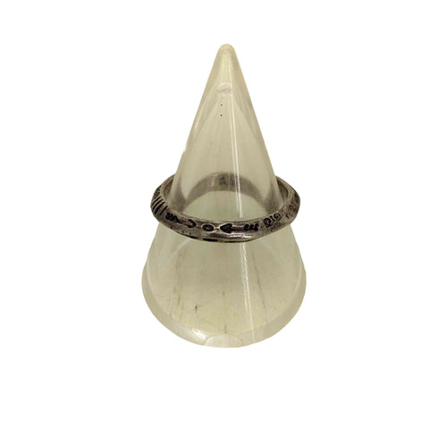 ERICKA NICOLAS BEGAY NAVAJO STAMP RING メンズ 17号