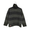 POWER TO THE PEOPLE ハイネック ボーダースウェット メンズ import:L