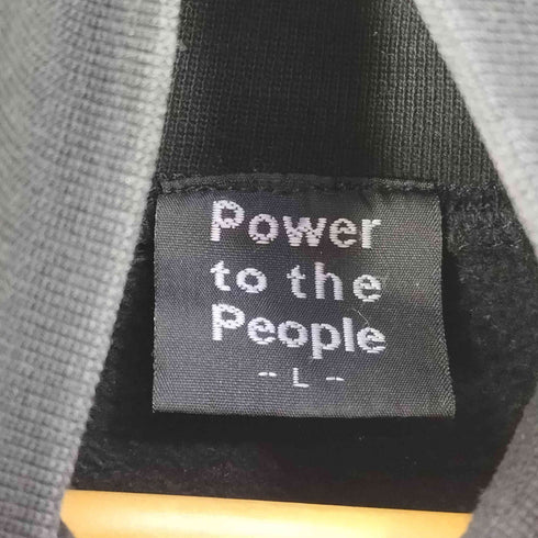 POWER TO THE PEOPLE ハイネック ボーダースウェット メンズ import:L