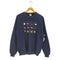 ジャージーズ JERZEES 80S MADE IN USA ボタンカレンダーデザインクルーネックトレーナー メンズ XL