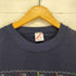 ジャージーズ JERZEES 80S MADE IN USA ボタンカレンダーデザインクルーネックトレーナー メンズ XL