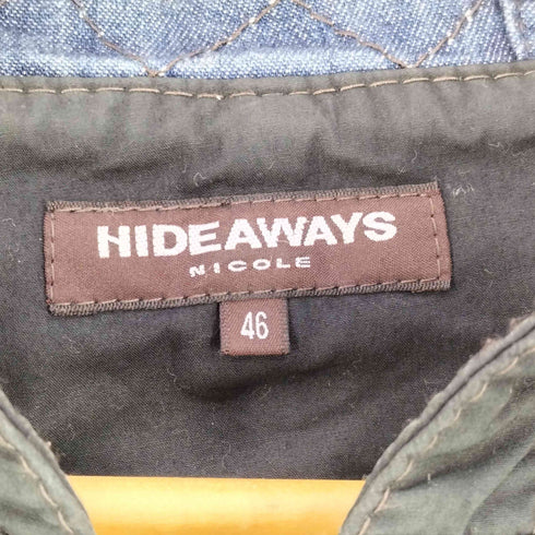 ハイダウェイニコル HIDEAWAYS NICOLE ダブルジップ フーデッド ジャケット Y2K グランジ メンズ JPN:46