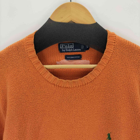 ポロバイラルフローレン Polo by RALPH LAUREN PIMA COTTON スモールポニー刺繍 クルーネックニット メンズ JPN:L