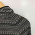 ヒステリックグラマー HYSTERIC GLAMOUR 00s Y2K アンゴラ混 ダメージ加工 サンダーノルディック ハーフジップ ニットプルオーバーフーディ メンズ JPN:L
