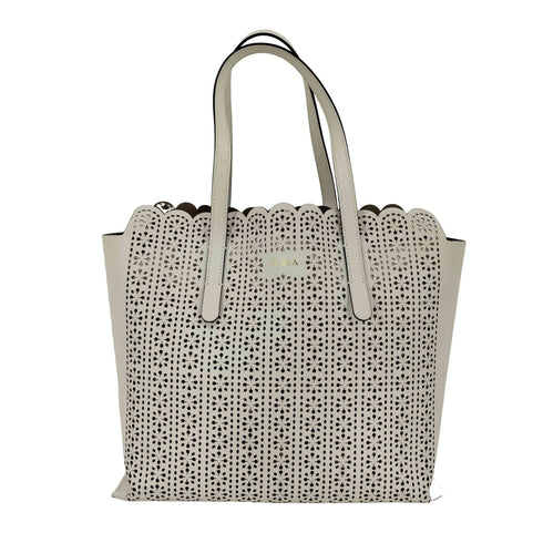 フルラ FURLA SALLY サリー パンチング レザー トート バッグ レディース
