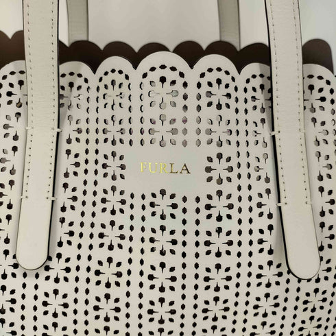 フルラ FURLA SALLY サリー パンチング レザー トート バッグ レディース
