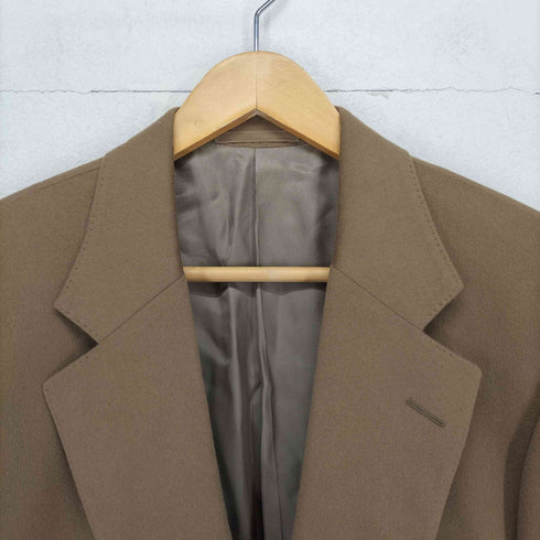 アクアスキュータム AQUASCUTUM cashmere カシミヤ100% クラウンボタン 2Bテーラードジャケット メンズ 40R