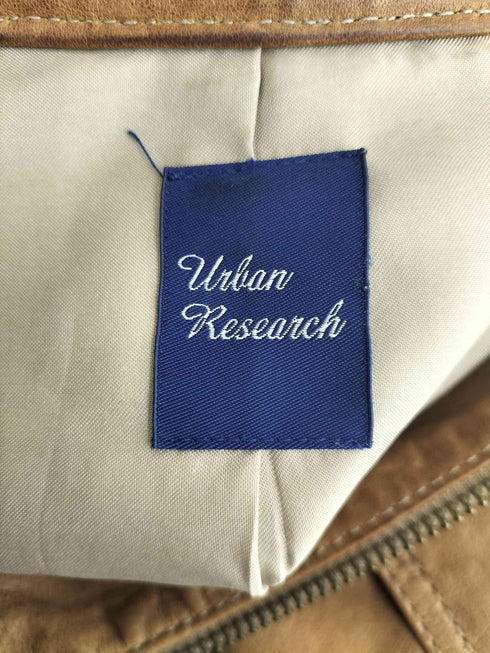 アーバンリサーチ URBAN RESEARCH Y2K ラムレザー ダブルジップ シングル ライダースジャケット レディース FREE
