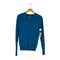 ジョンスメドレー JOHN SMEDLEY イギリス製 PURE NEW WOOL ウール100% Vネック ニット セーター メンズ import:XS