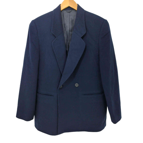 L.Marcolana ウールカシミヤ混 ダブルテーラードジャケット メンズ 9AR