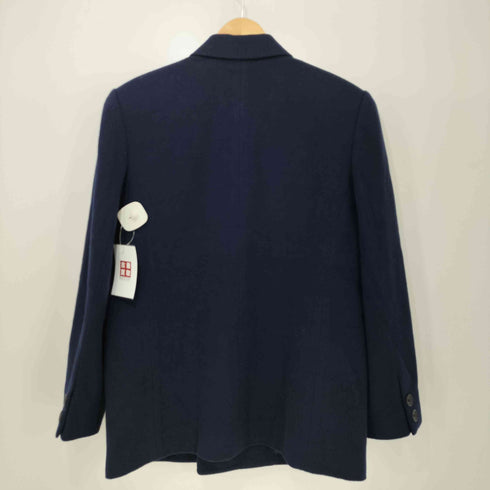 L.Marcolana ウールカシミヤ混 ダブルテーラードジャケット メンズ 9AR