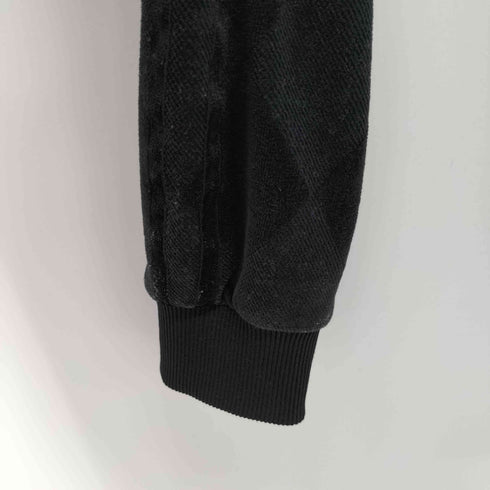 フレッドペリー FRED PERRY アーガイル ベロア トラックジャケット ダブルジップ メンズ import:M