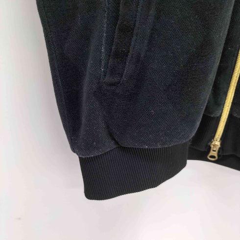 フレッドペリー FRED PERRY アーガイル ベロア トラックジャケット ダブルジップ メンズ import:M