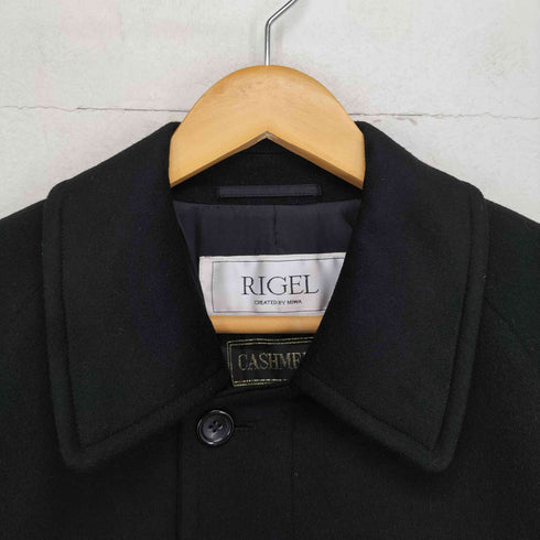 RIGEL pure cashmere カシミヤ100% ステンカラーハーフコート メンズ JPN:M