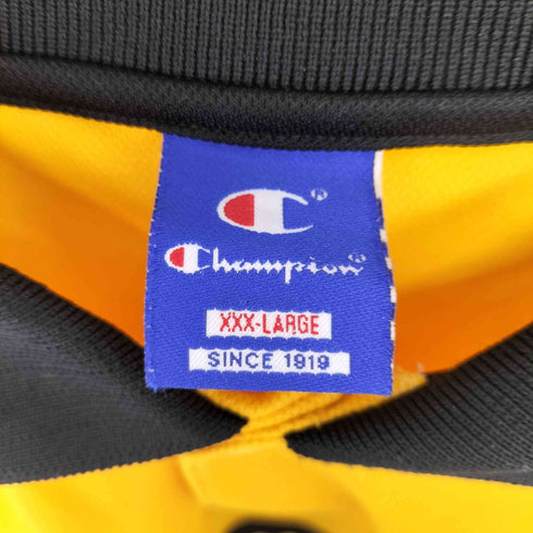 チャンピオン Champion ロゴプリント オーバーサイズ バイカラー ヘンリーネック ゲームシャツ メンズ XXXLARGE