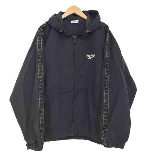 リーボック Reebok 90s ナイロン ジップアップ フードジャケット メンズ JPN:XL