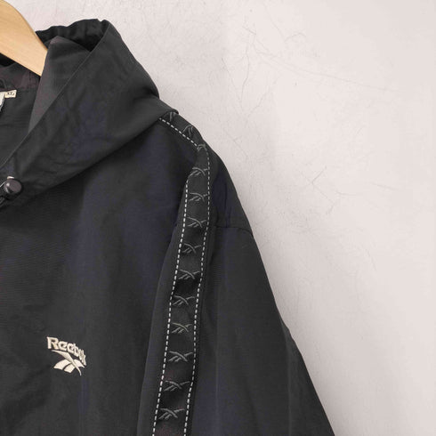 リーボック Reebok 90s ナイロン ジップアップ フードジャケット メンズ JPN:XL
