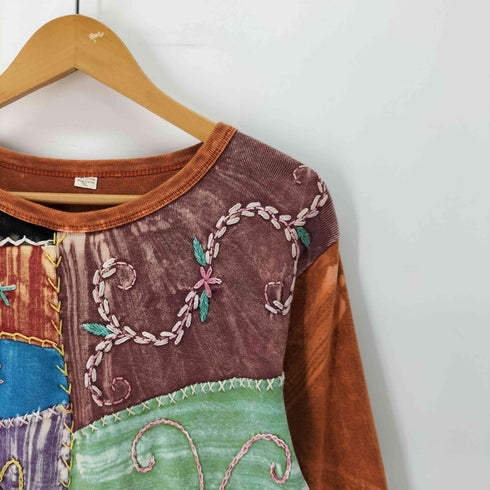 Y2K 刺繍&パッチ カットソー メンズ JPN:XL