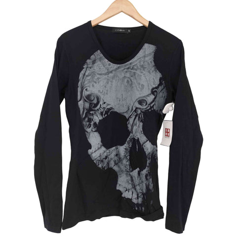 シヴァーライズ CIVARIZE Y2K スカルプリント L/S Uネック カットソー メンズ JPN:46