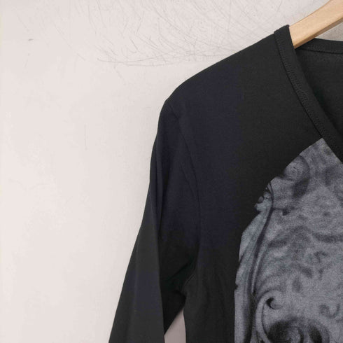 シヴァーライズ CIVARIZE Y2K スカルプリント L/S Uネック カットソー メンズ JPN:46