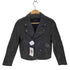 DOMENICO SAVIO GOAT LEATHER ライダースジャケット レディース JPN:36