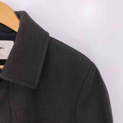 エムエイチエル MHL. BASIC MELTON COAT メルトン ステンカラーコート メンズ JPN:S