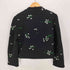 ザラ ZARA エンブロイダリー テクスチャー ジャケット レディース import:M
