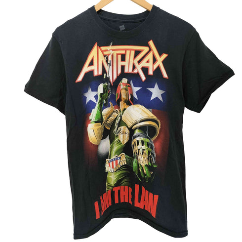 00s Hanesボディ US HR/HMバンド I AM THE LAW Tシャツ メンズ import:S